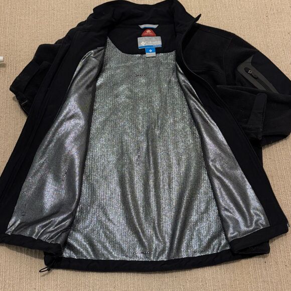 Mens Columbia Titanium Omni Heat full zip fleece jacket - Picture 2 of 6